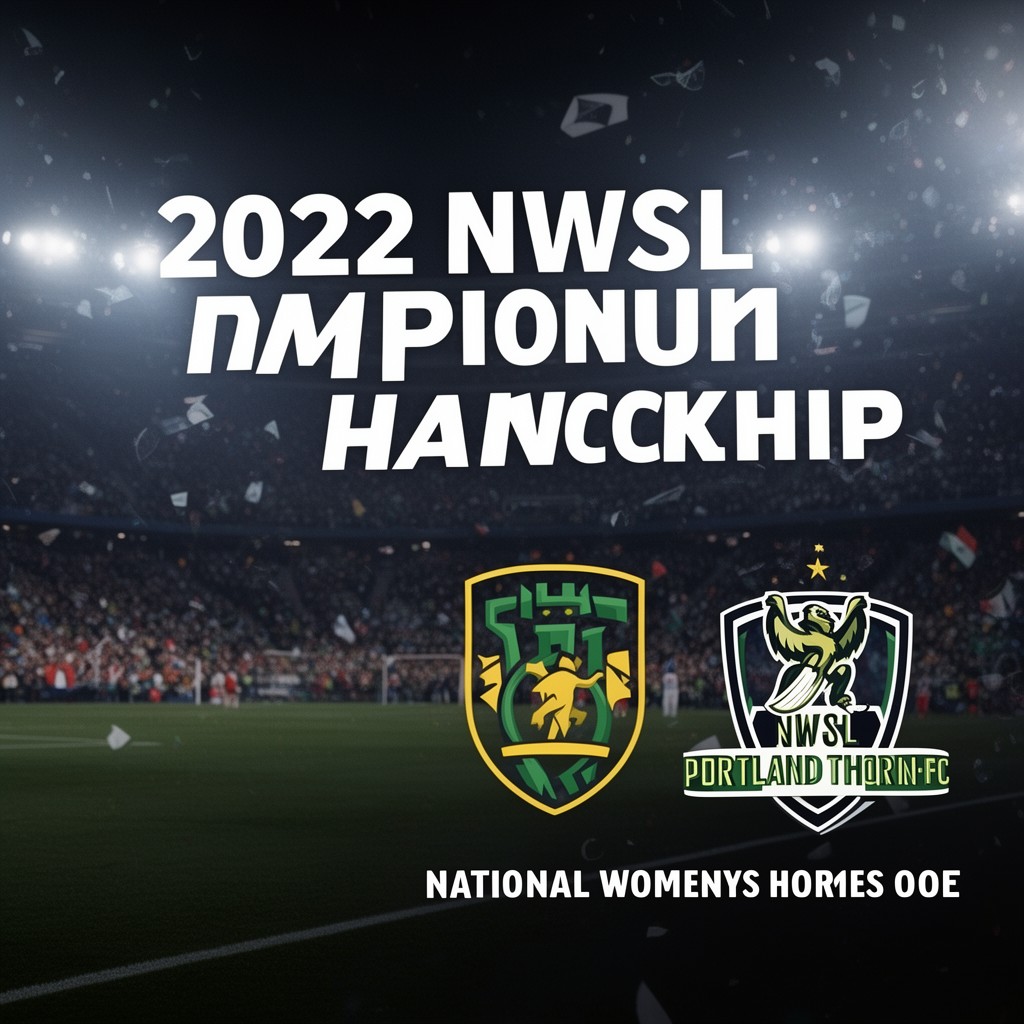 AI-generated illustration of 2022 NWSL Championship