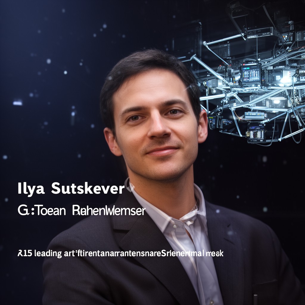 AI-generated illustration of Ilya Sutskever