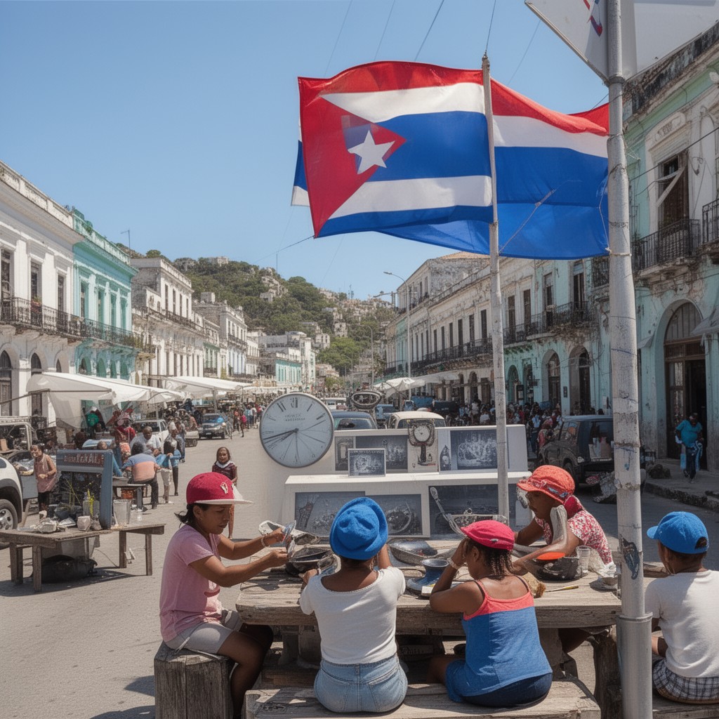 AI-generated illustration of Cuba Standard Time