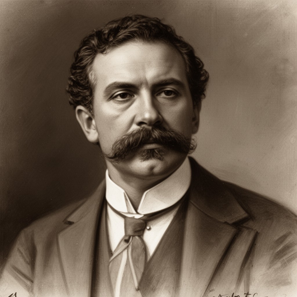 AI-generated illustration of José Martí