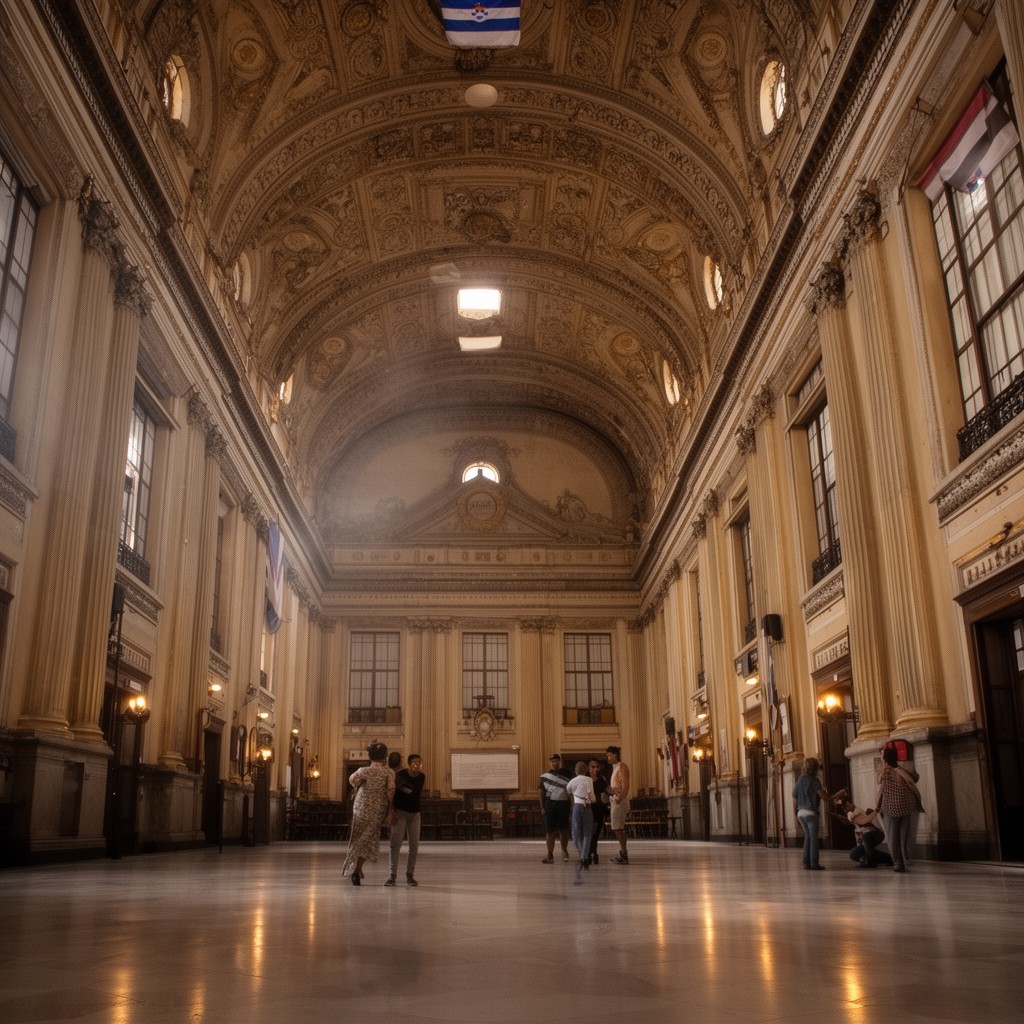 AI-generated illustration of Aula Magna