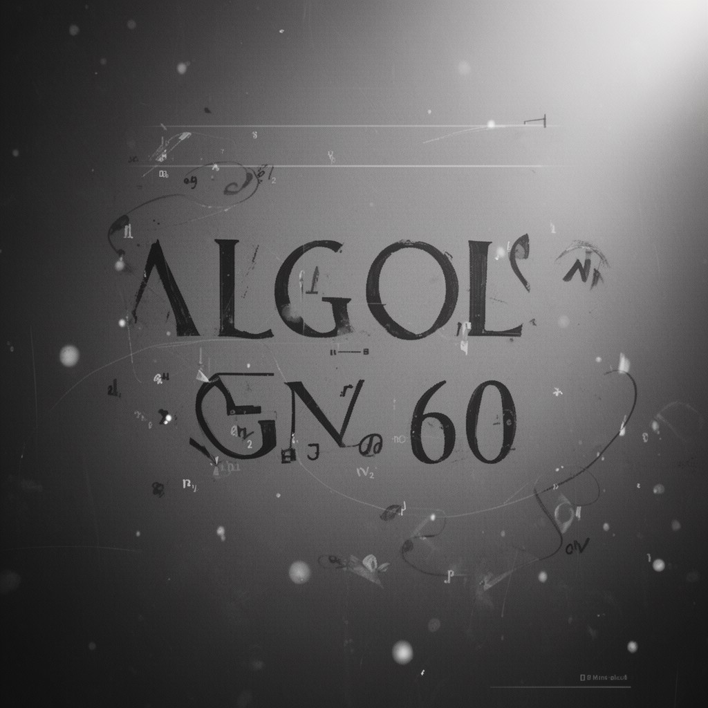 AI-generated illustration of ALGOL 60