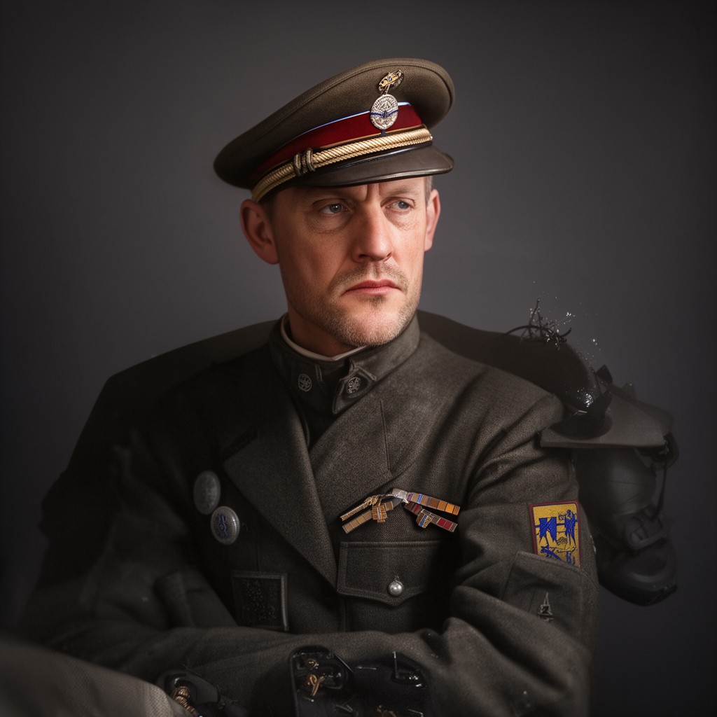 AI-generated illustration of Marshal of Finland