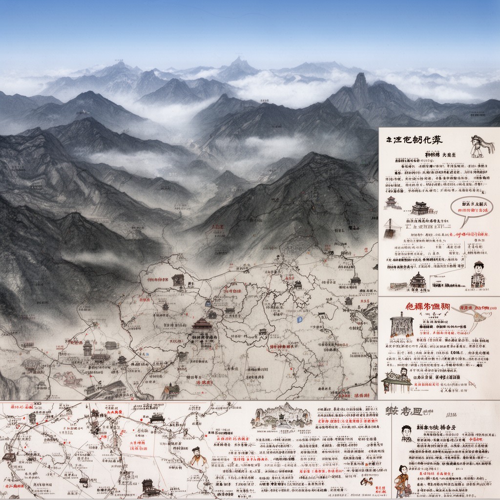 AI-generated illustration of Central China