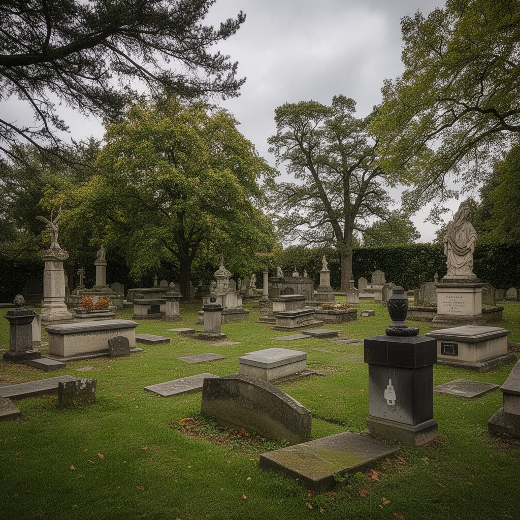 AI-generated illustration of Royal Burial Ground, Frogmore, Windsor