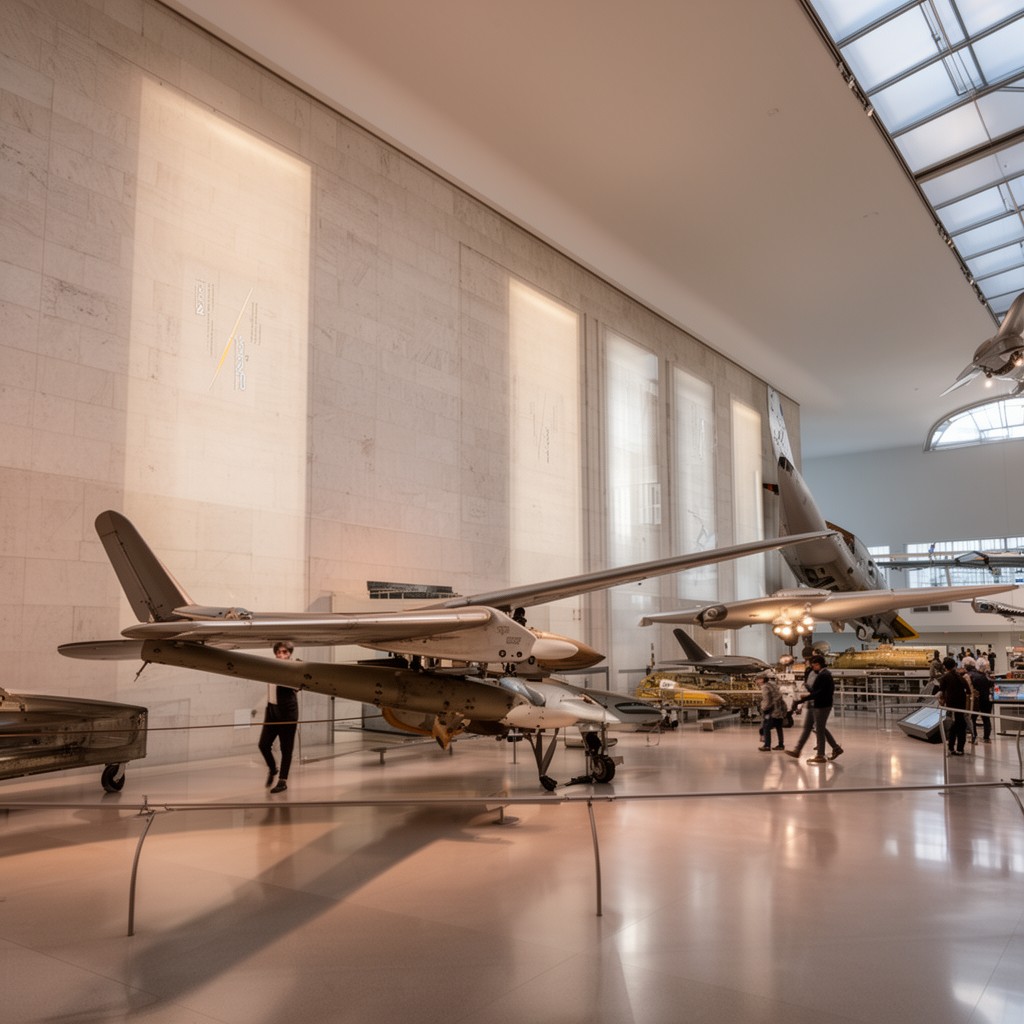 AI-generated illustration of National Air and Space Museum, Washington, D.C.