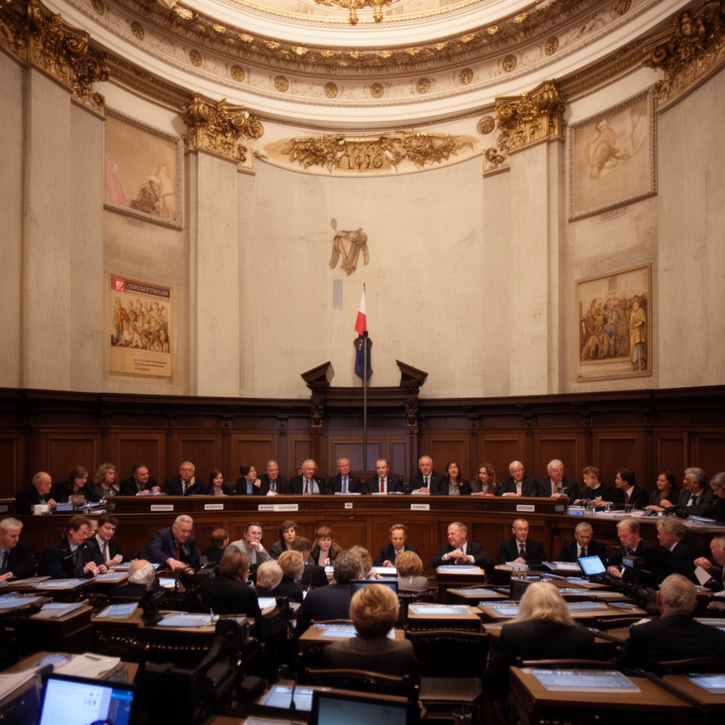 AI-generated illustration of Senate of Poland