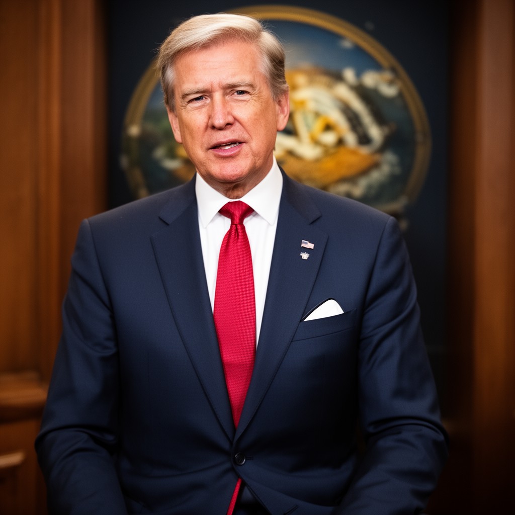 AI-generated illustration of President of the United States