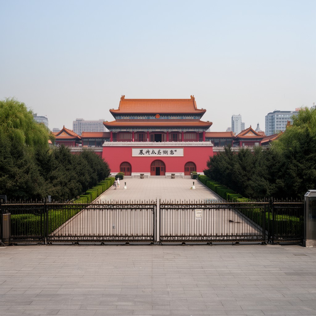 AI-generated illustration of Zhongnanhai, Beijing