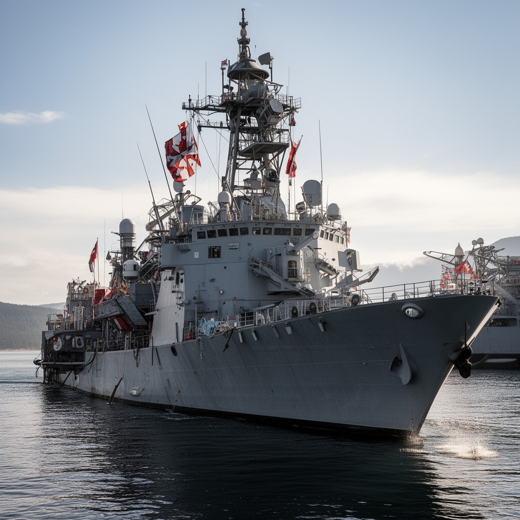 AI-generated illustration of Royal Canadian Navy