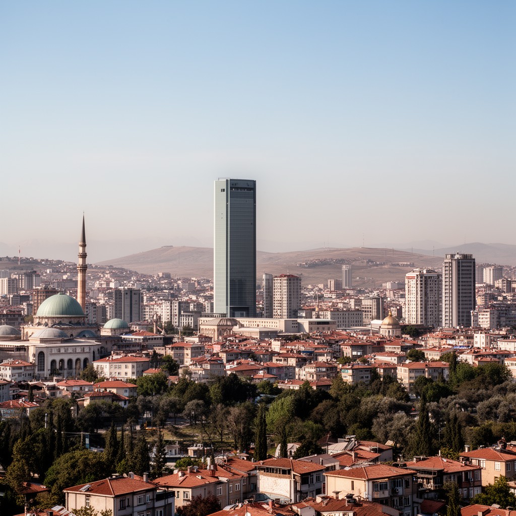 AI-generated illustration of Ankara