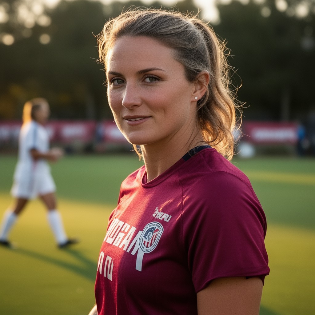 AI-generated illustration of Lindsey Horan