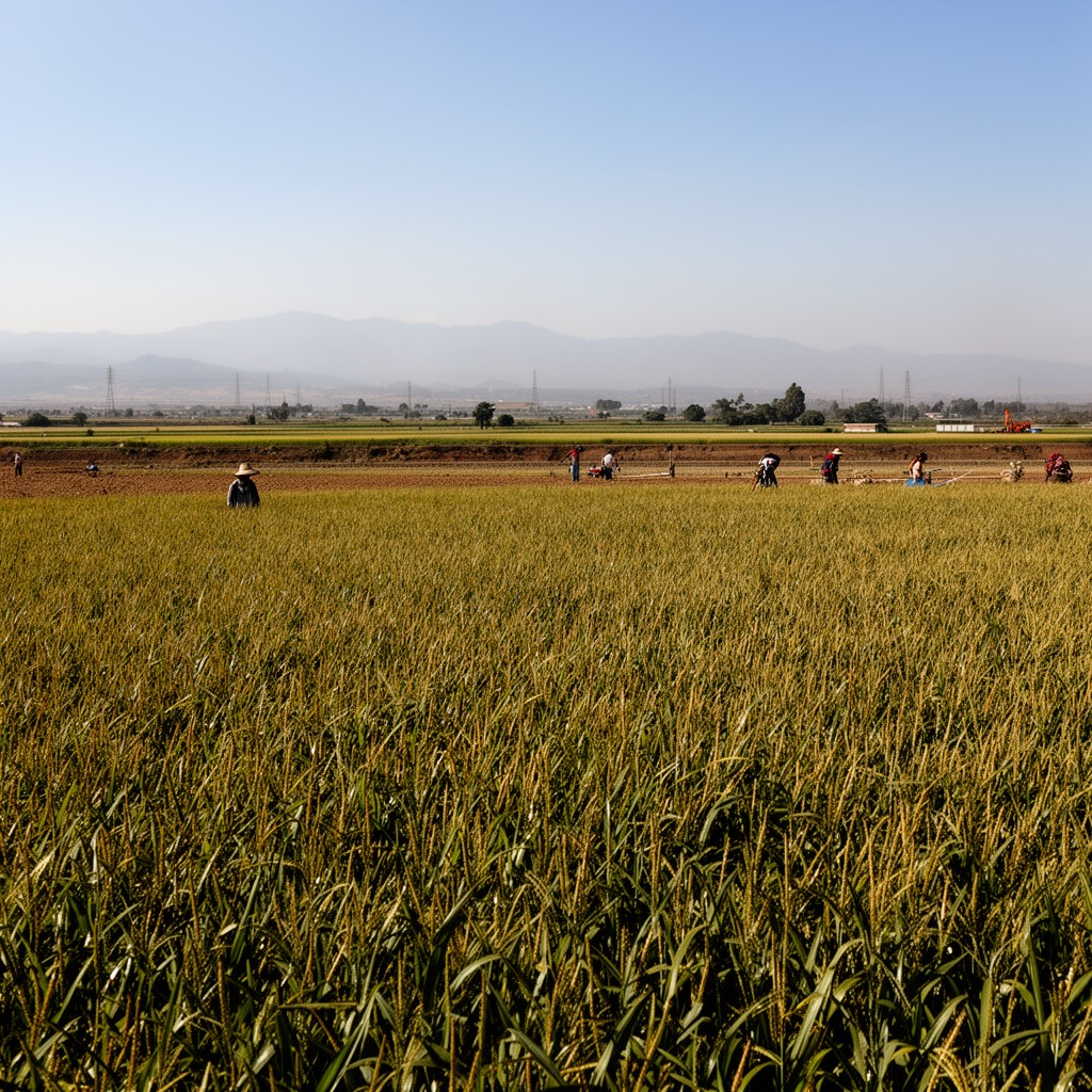 AI-generated illustration of International Maize and Wheat Improvement Center