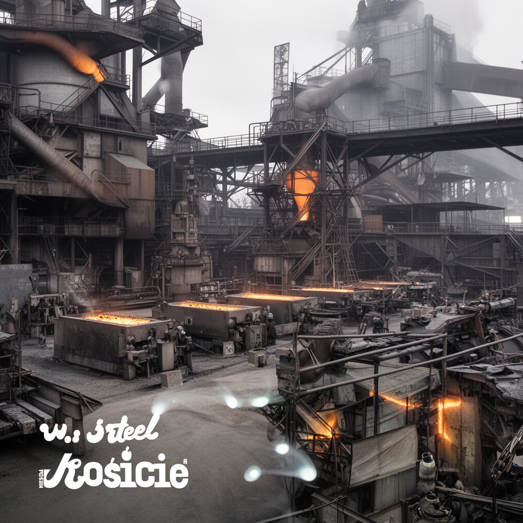 AI-generated illustration of U. S. Steel Košice