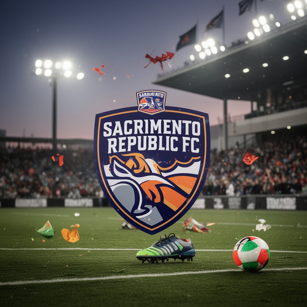 AI-generated illustration of Sacramento Republic FC