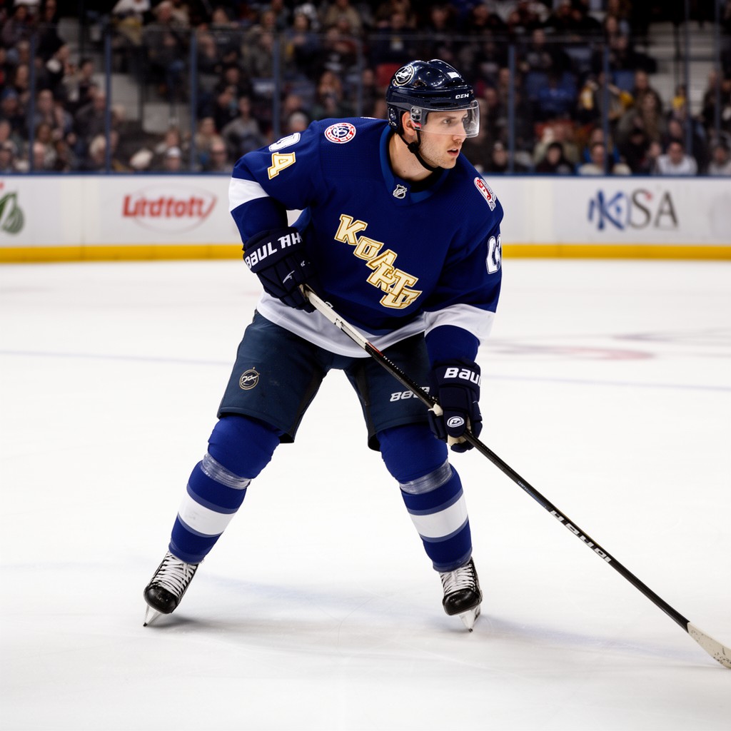 AI-generated illustration of Patrice Bergeron