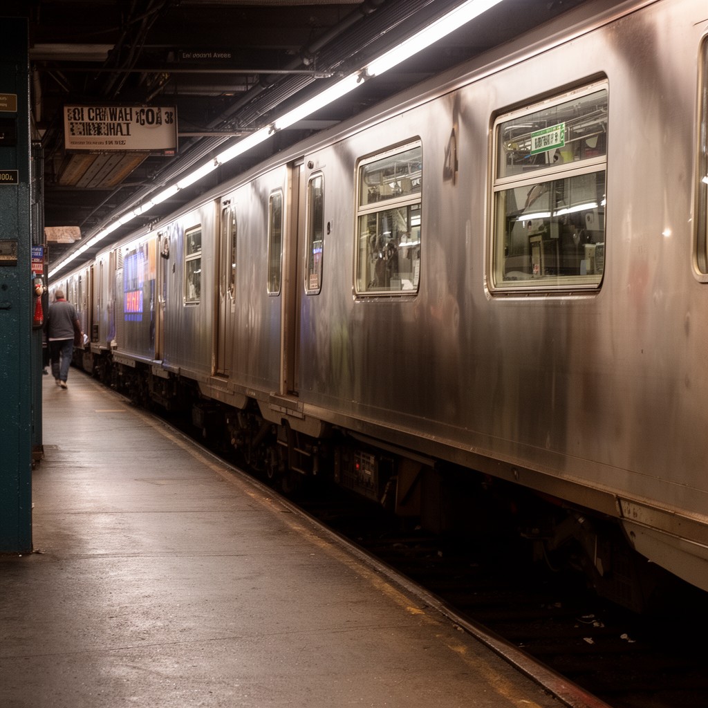 AI-generated illustration of 4 train