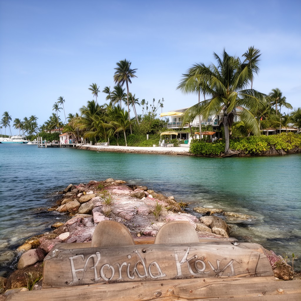 AI-generated illustration of Florida Keys