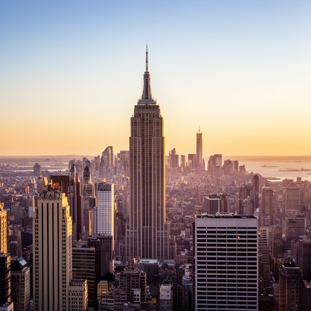 AI-generated illustration of Empire State