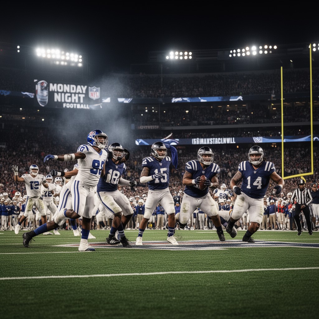 AI-generated illustration of Monday Night Football
