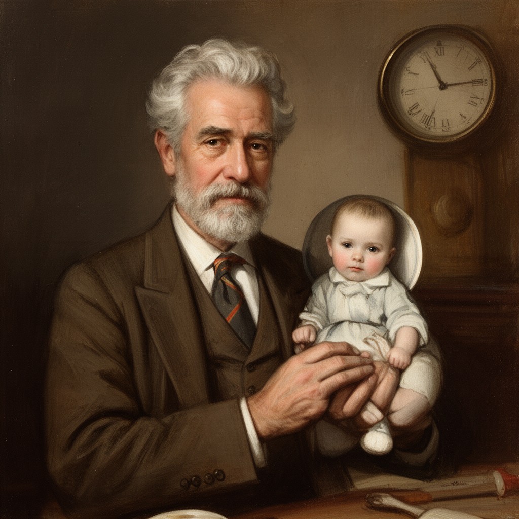 AI-generated illustration of Langdon Clemens