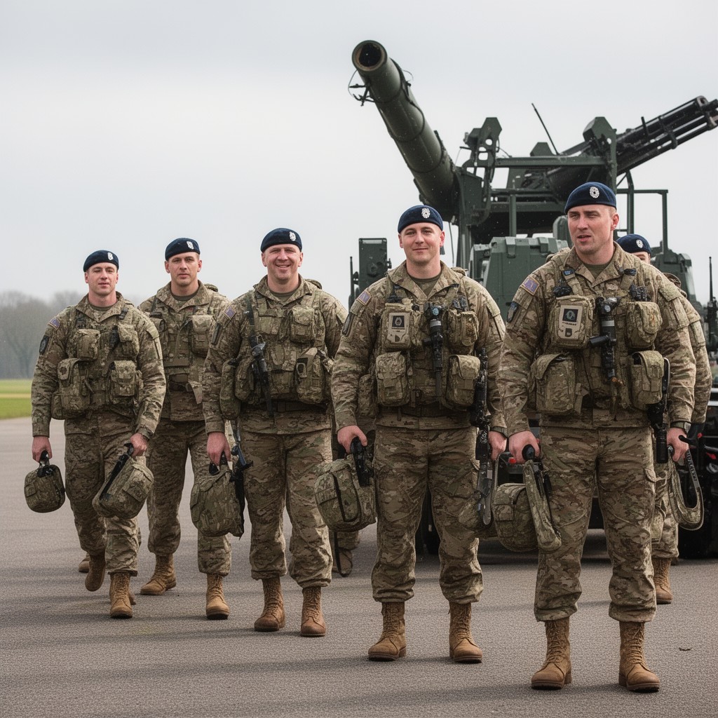 AI-generated illustration of RAF Regiment