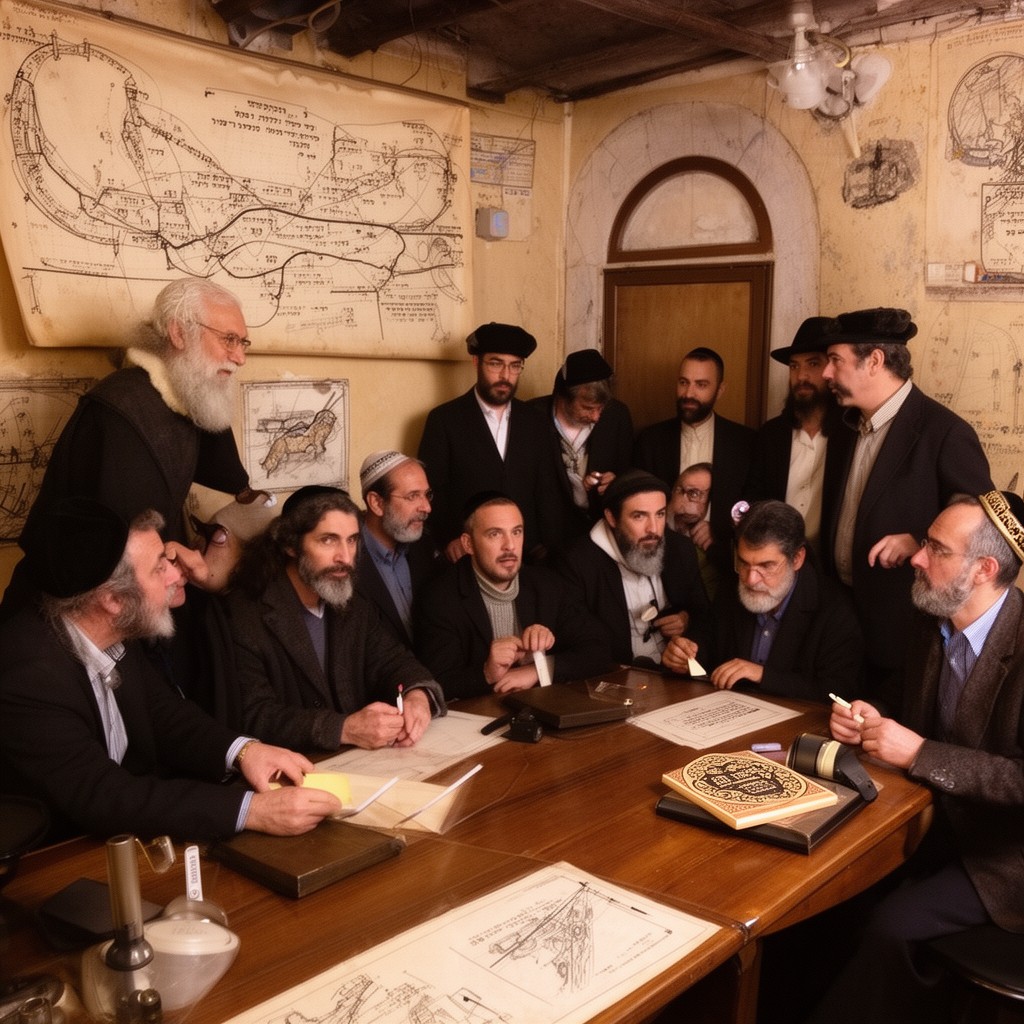 AI-generated illustration of Romaniote Jews