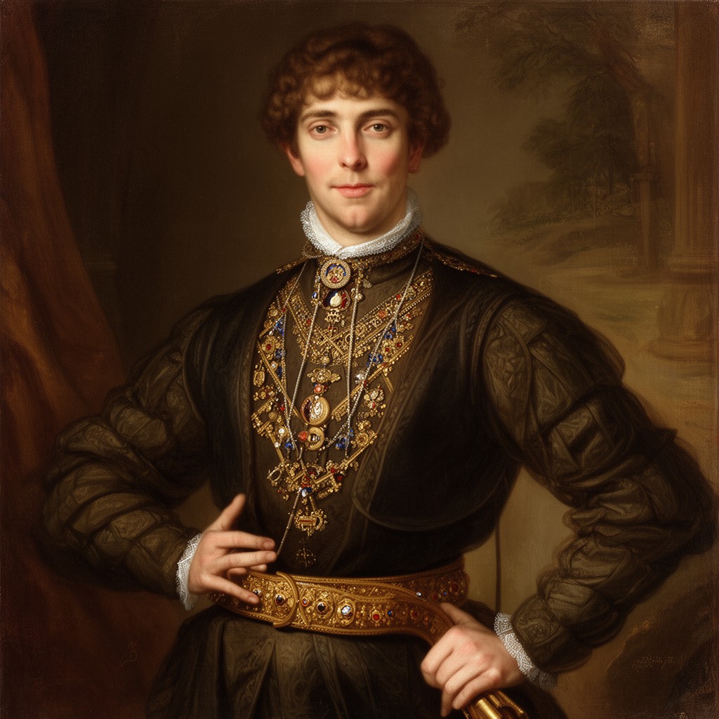 AI-generated illustration of Henry Frederick, Prince of Wales