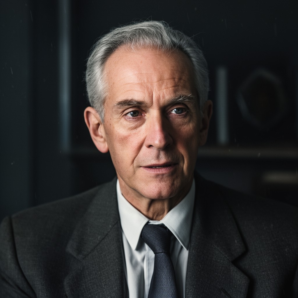 AI-generated illustration of Oppenheimer (2023 film)