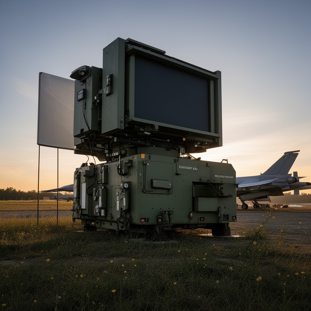 AI-generated illustration of CAPTOR radar
