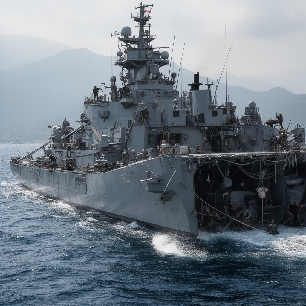 AI-generated illustration of Italian Navy