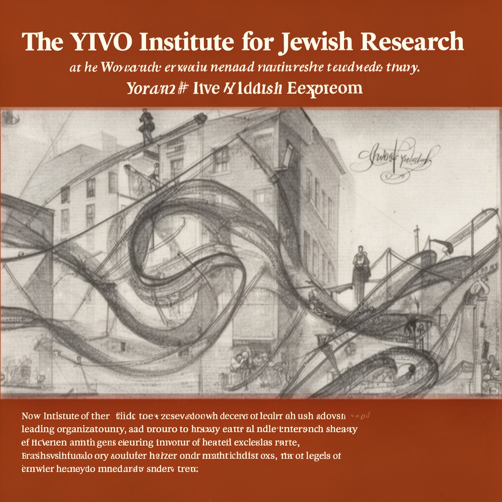 AI-generated illustration of YIVO Institute for Jewish Research