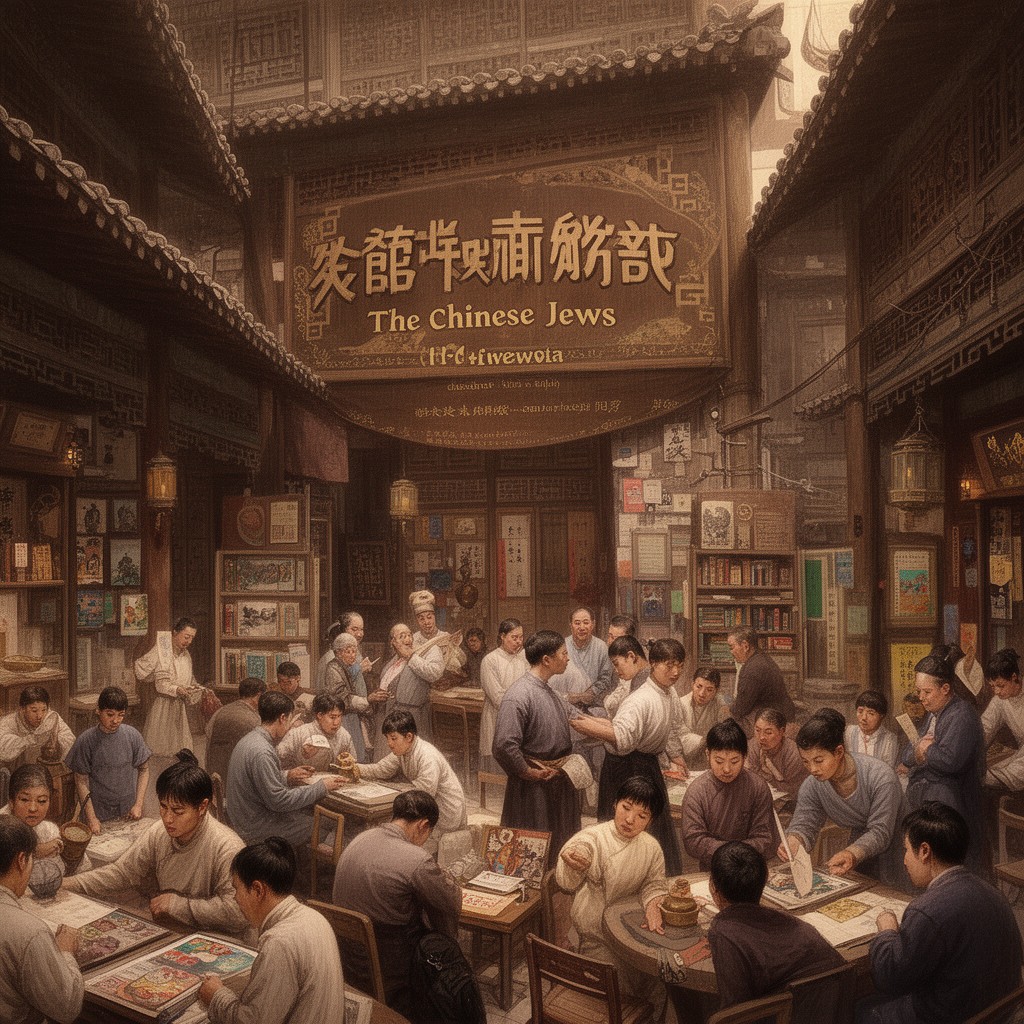 AI-generated illustration of Chinese Jews of Kaifeng