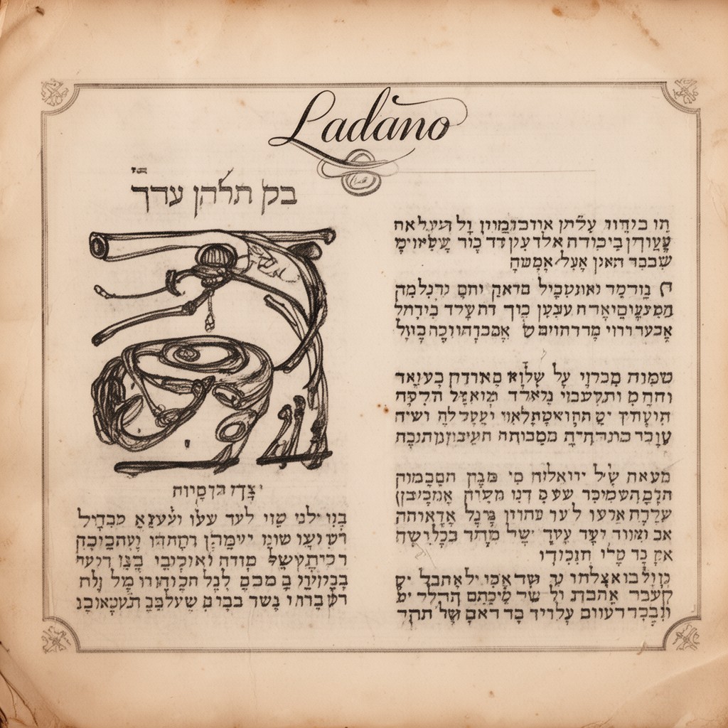 AI-generated illustration of Ladino (Judeo-Spanish)