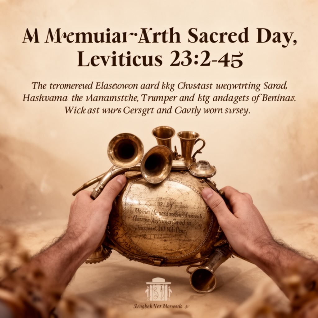 AI-generated illustration of Leviticus 23:23–25