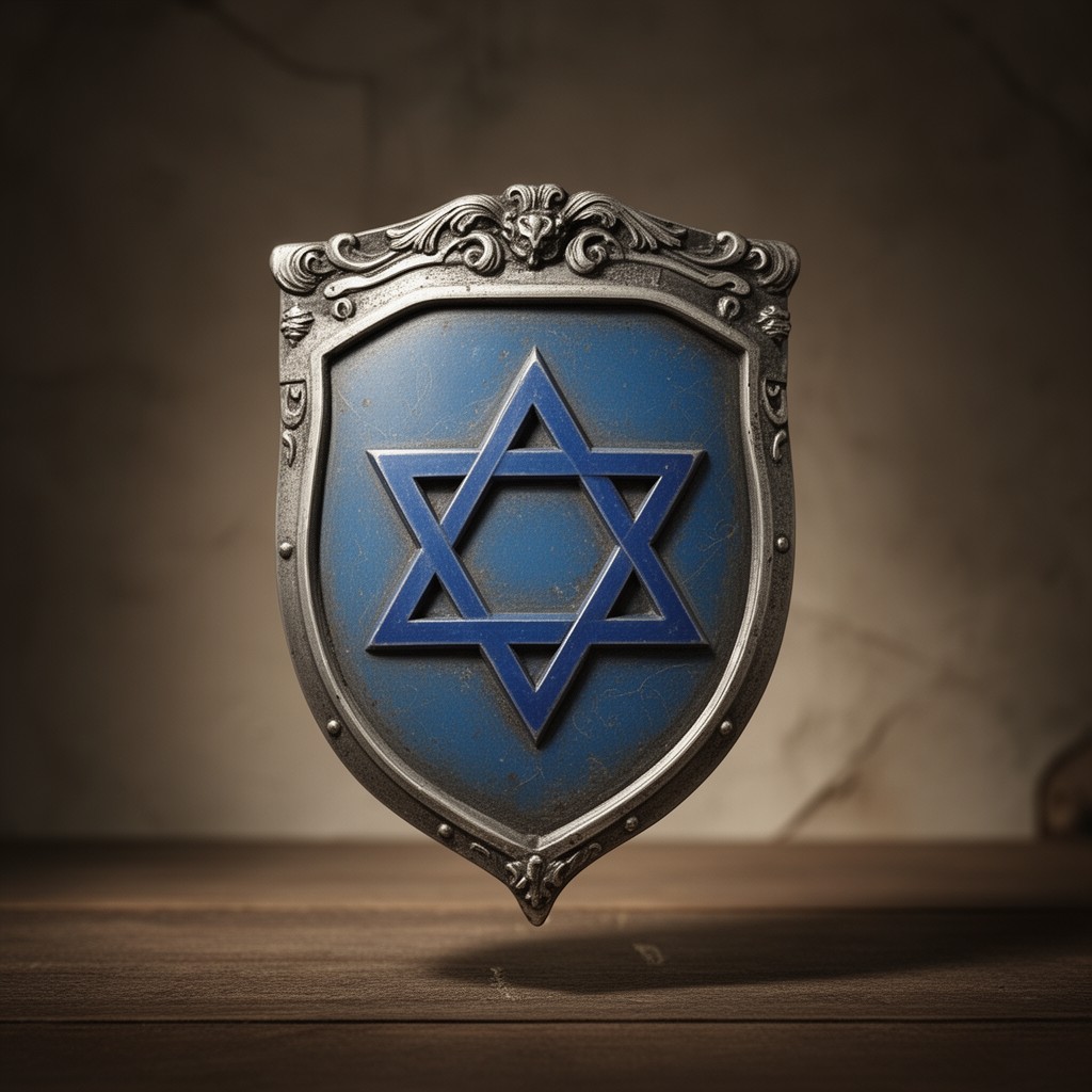 AI-generated illustration of Shield of David
