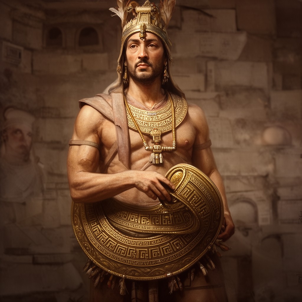 AI-generated illustration of Nebuchadnezzar II