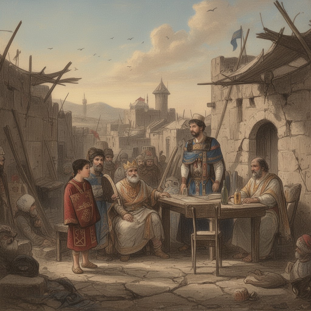 AI-generated illustration of King Jehoiachin of Judah