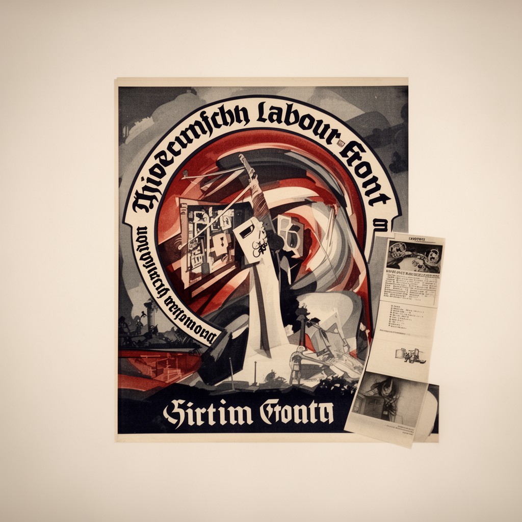 AI-generated illustration of German Labour Front