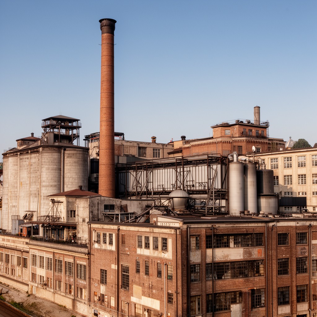 AI-generated illustration of SIVA chemical factory