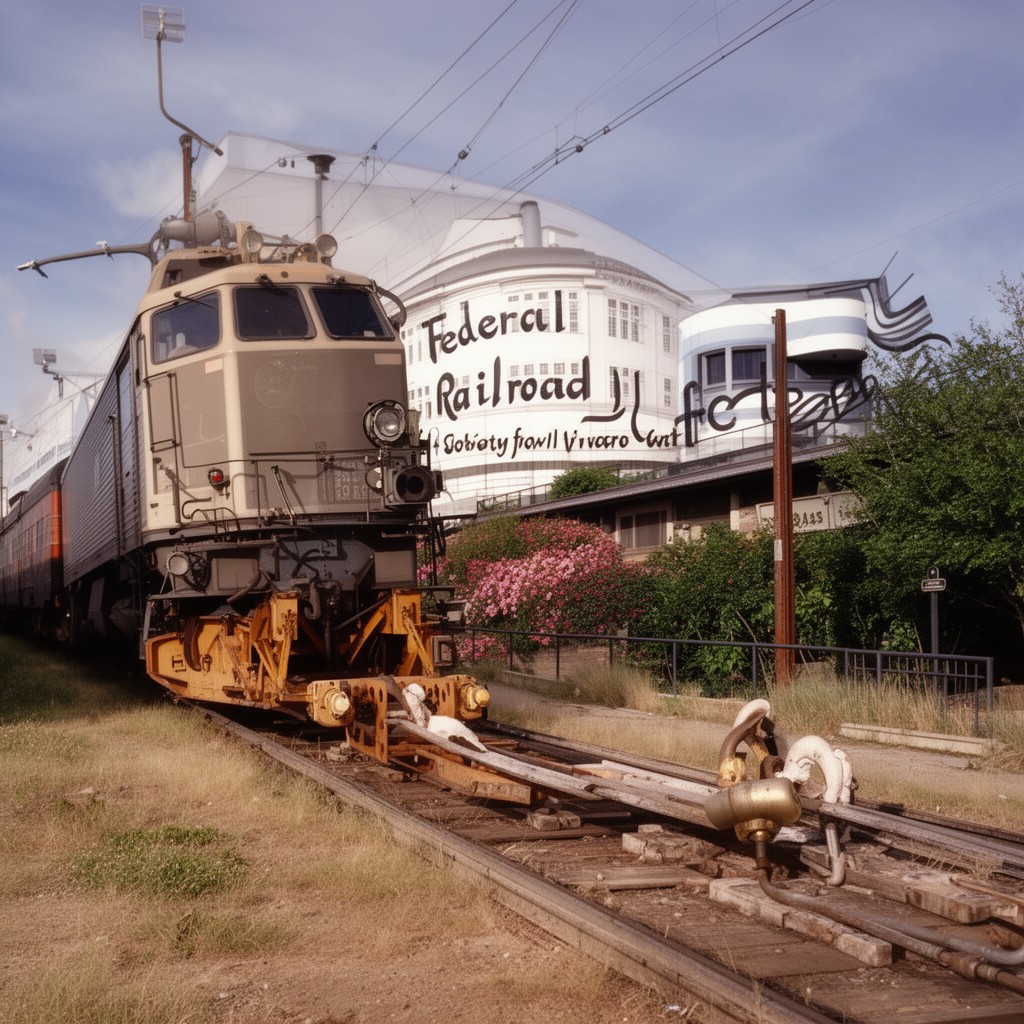 AI-generated illustration of Federal Railroad Safety Act