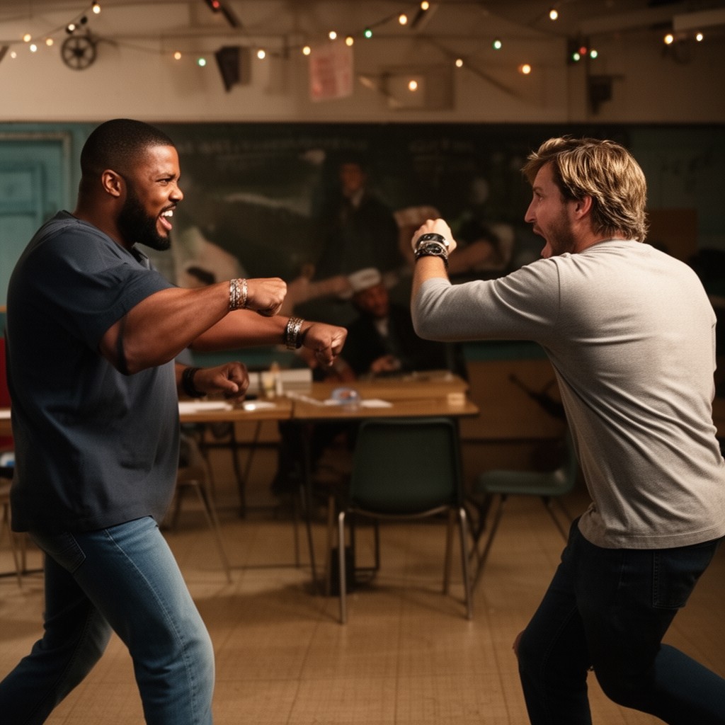 AI-generated illustration of Fist Fight