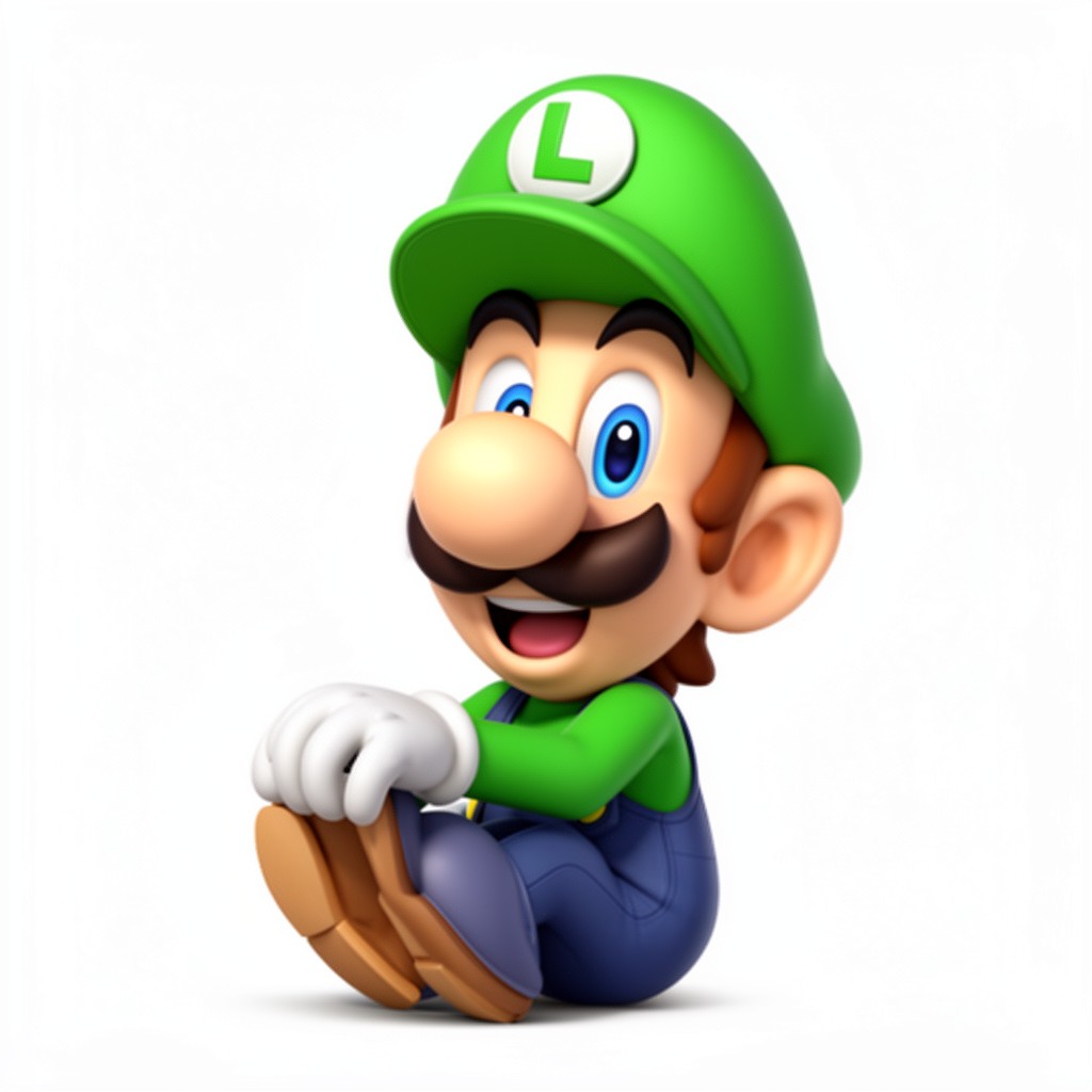 AI-generated illustration of Luigi