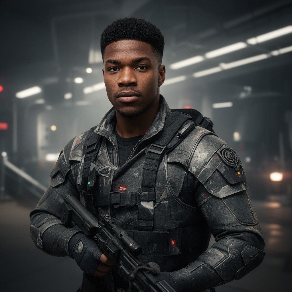 AI-generated illustration of John Boyega