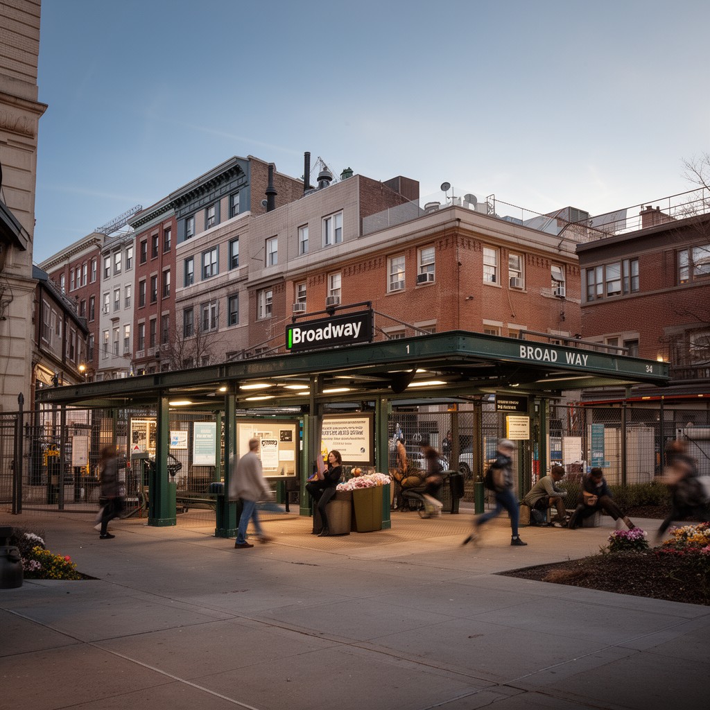 AI-generated illustration of Broadway
