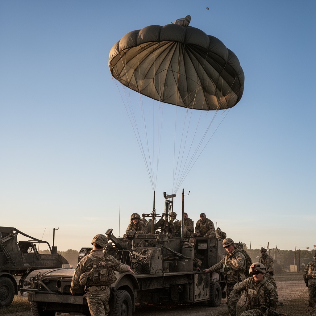 AI-generated illustration of Parachute Regiment