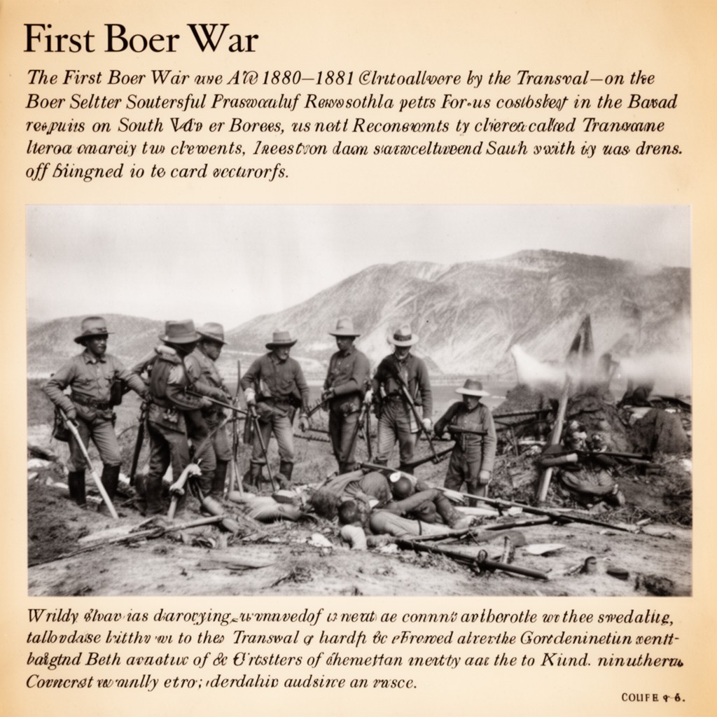AI-generated illustration of First Boer War