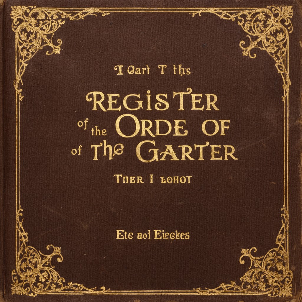 AI-generated illustration of Register of the Order of the Garter
