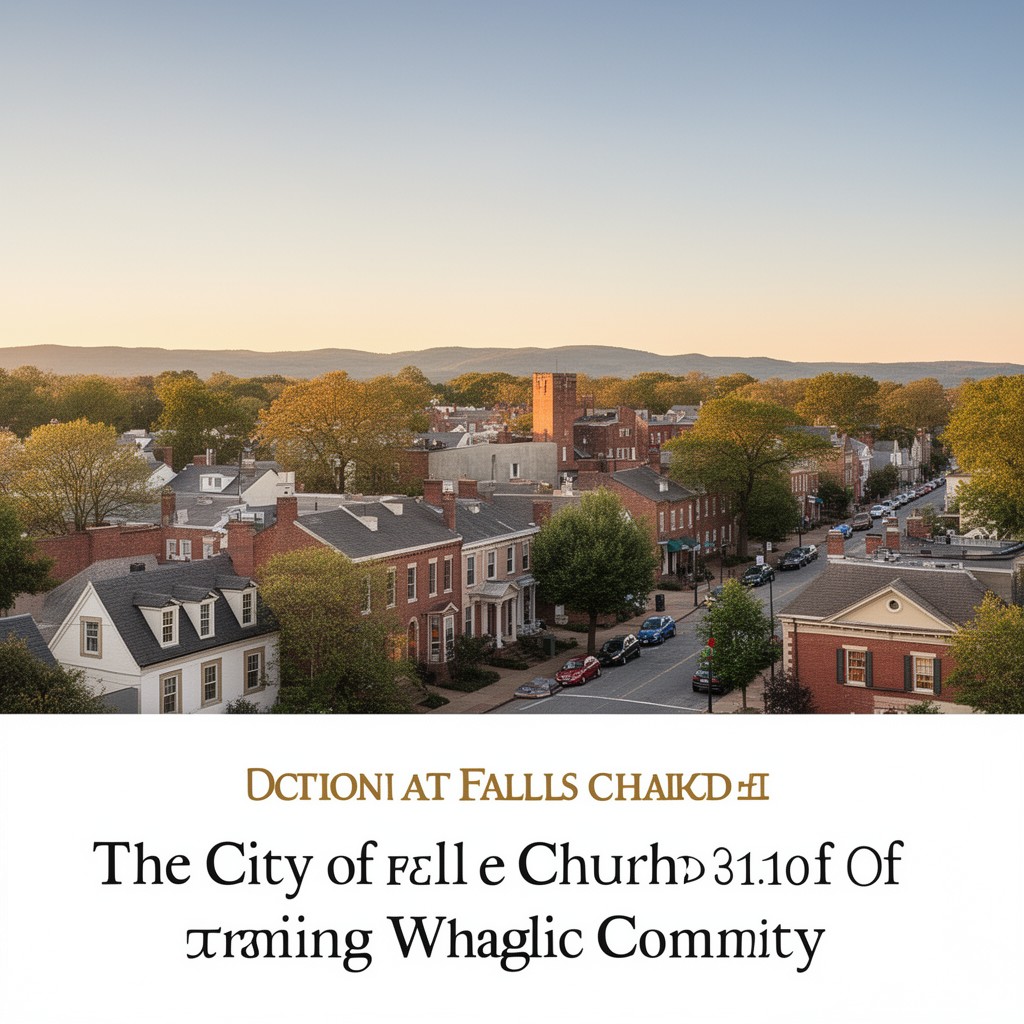 AI-generated illustration of City of Falls Church