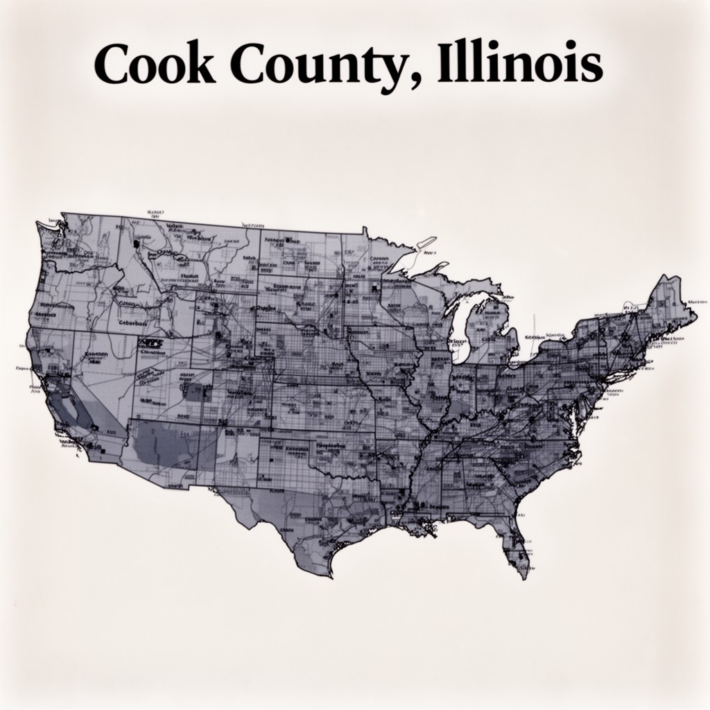 AI-generated illustration of Cook County, Illinois